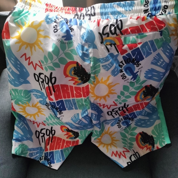 Men's Parish Nation Sz XL Swim Shorts - Picture 2 of 3